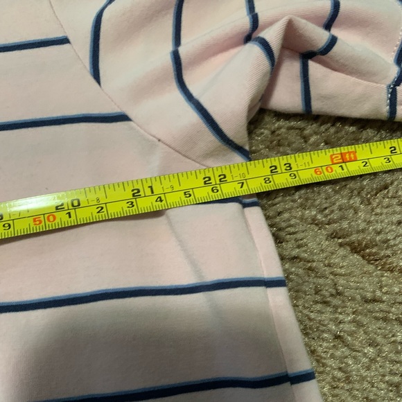 Peter Millar Seaside Wash Pink Striped Polo Size L Like New - Picture 8 of 10